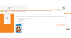 Desktop Screenshot of mayapurigroup.com
